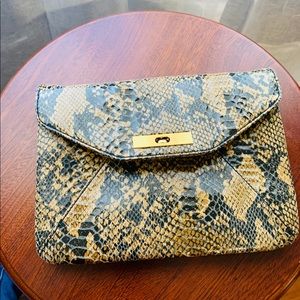 Banana Republic Snakeskin  Clutch